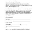 Consumer Credit and Background Check Release Form