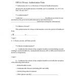 Free Medical Records (HIPAA) Standard Release Form Template
