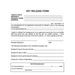 Key Release Form